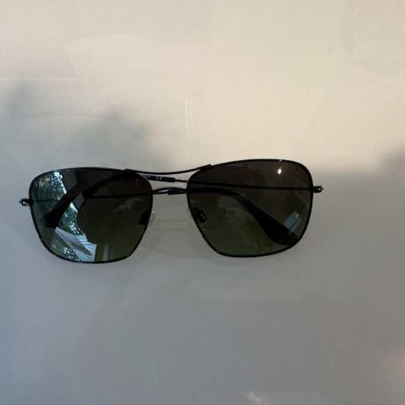 Maui Jim Wiki Wiki Mj-246-02 59/17-120 Black Frames Titanium Sunglasses - Picture 3 of 6